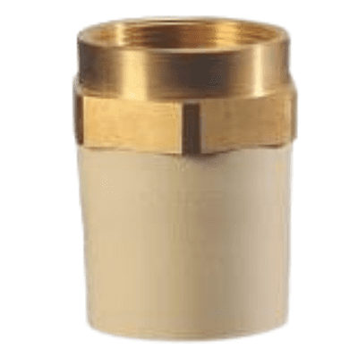 SDR 9 Pipe & Fitting, 25*15mm, 1*1/2 FTA Brass, Life Line C-PVC Hot and Cold Water System 