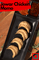 Jowar momo Chicken Jowar momo Chicken