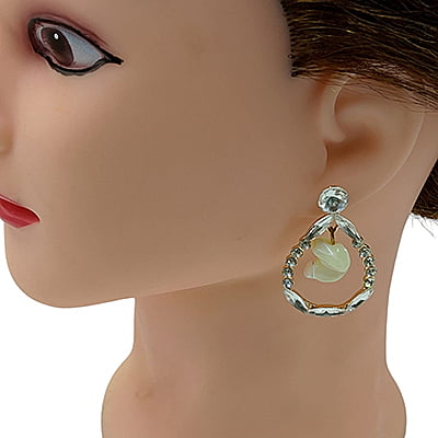 Fancy White Conch Drop Earrings Fancy White Conch Drop Earrings