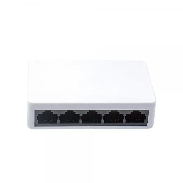 Fast Ethernet Network Switch | 5/8-Port 10/100Mbps | RJ45 Ports, Metal Body ,Plug & Play