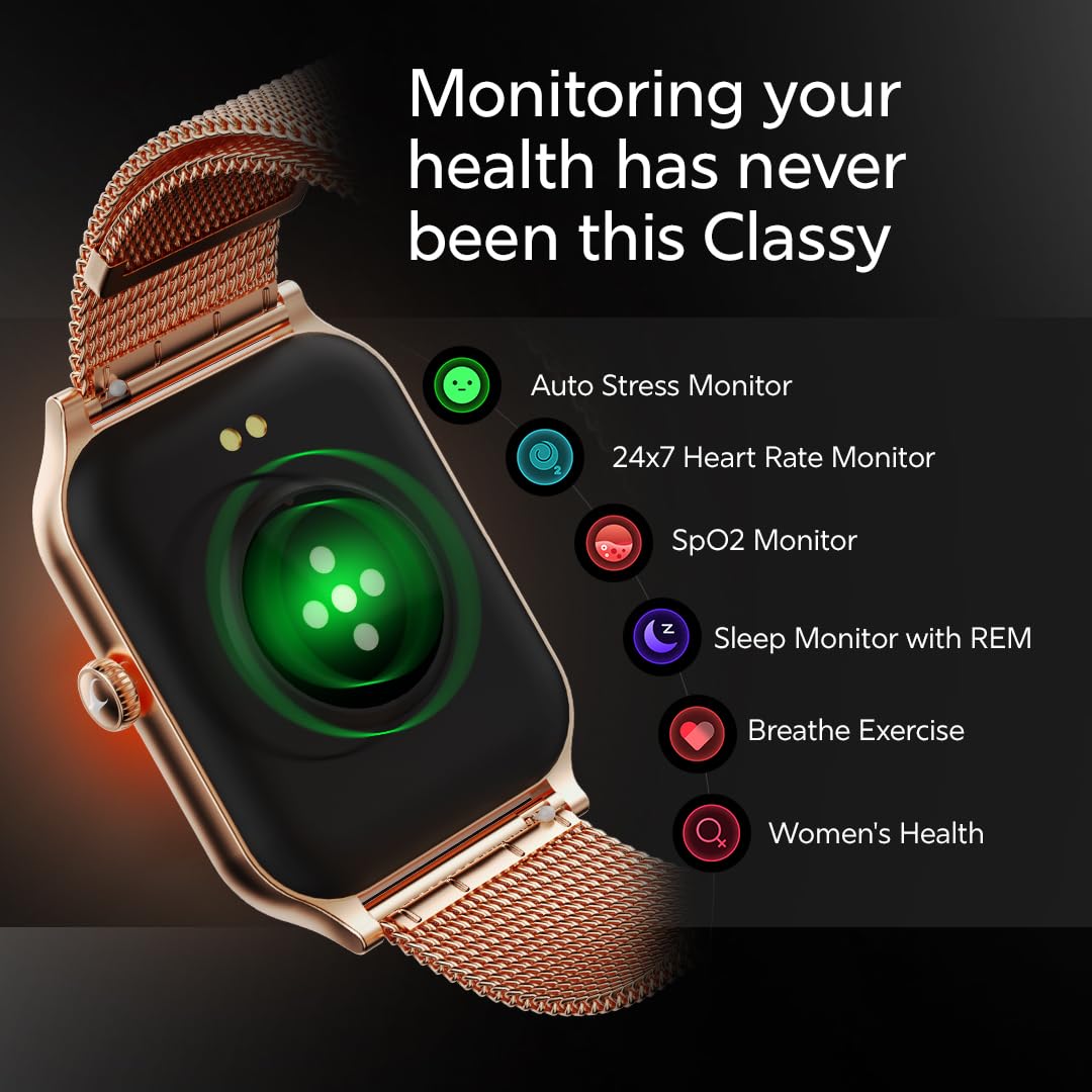 Fastrack New Limitless Classic|Large 1.91" (4.85cm) Super UltraVU Display|Functional Crown|Highest 320x385 Pixel Resolution|SingleSync BT Calling|100+ Sports Modes|Metal Case Premium Smartwatch Fastrack New Limitless Classic|Large 1.91" (4.85cm) Super UltraVU Display|Functional Crown|Highest 320x385 Pixel Resolution|SingleSync BT Calling|100+ Sports Modes|Metal Case Premium Smartwatch