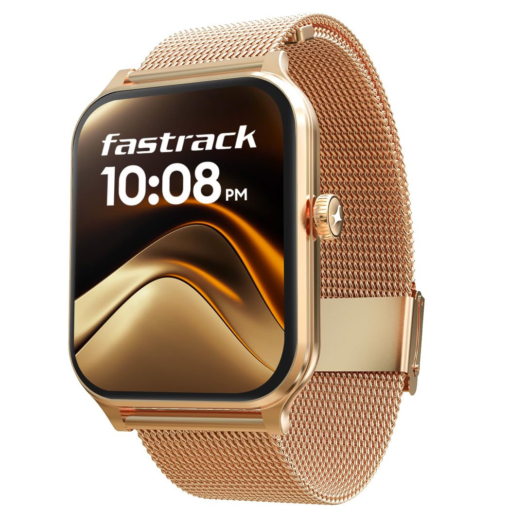 Fastrack New Limitless Classic|Large 1.91" (4.85cm) Super UltraVU Display|Functional Crown|Highest 320x385 Pixel Resolution|SingleSync BT Calling|100+ Sports Modes|Metal Case Premium Smartwatch Fastrack New Limitless Classic|Large 1.91" (4.85cm) Super UltraVU Display|Functional Crown|Highest 320x385 Pixel Resolution|SingleSync BT Calling|100+ Sports Modes|Metal Case Premium Smartwatch
