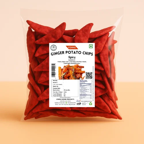 Vishnu Special Ginger Potato Chips- Spicy Vishnu Special Ginger Potato Chips- Spicy