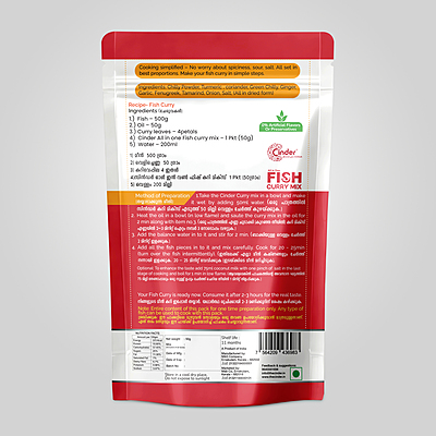 CINDER FISH CURRY MIX 50G CINDER FISH CURRY MIX 50G
