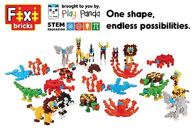 Fixi Bricks Lion and Zebra Fixi Bricks Lion and Zebra