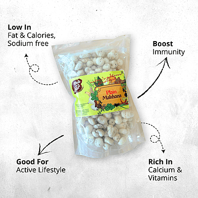 Crunchy Seeds Makhana Phool 100 Grams Crunchy Seeds Makhana Phool 100 Grams