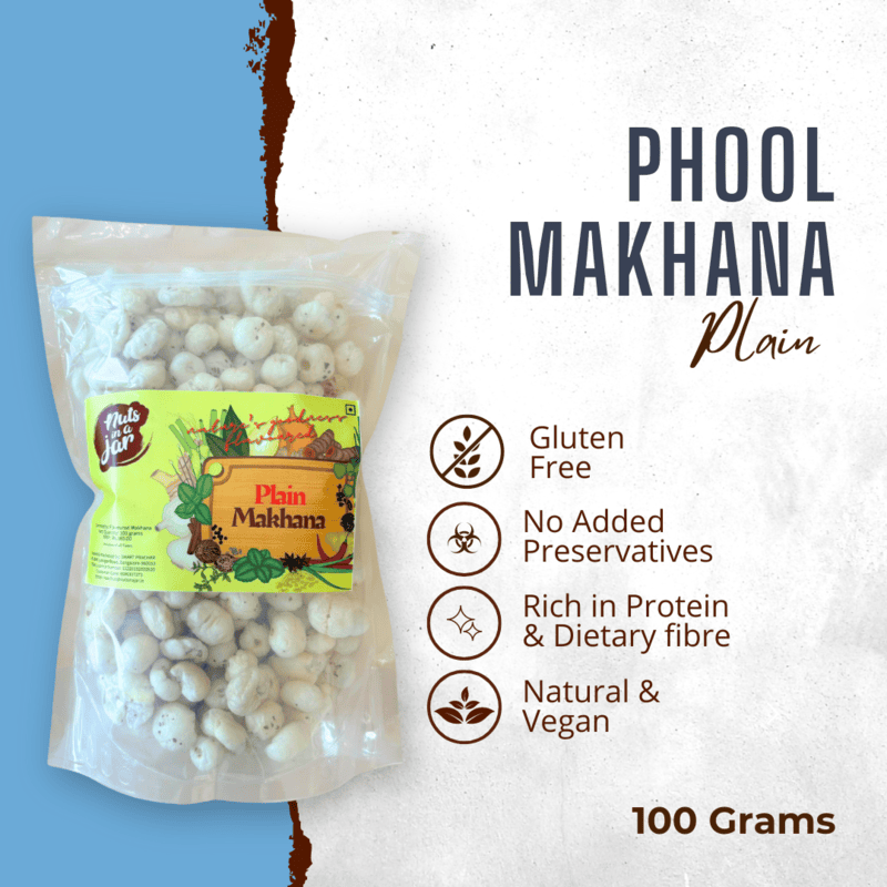 Crunchy Seeds Makhana Phool 100 Grams Crunchy Seeds Makhana Phool 100 Grams