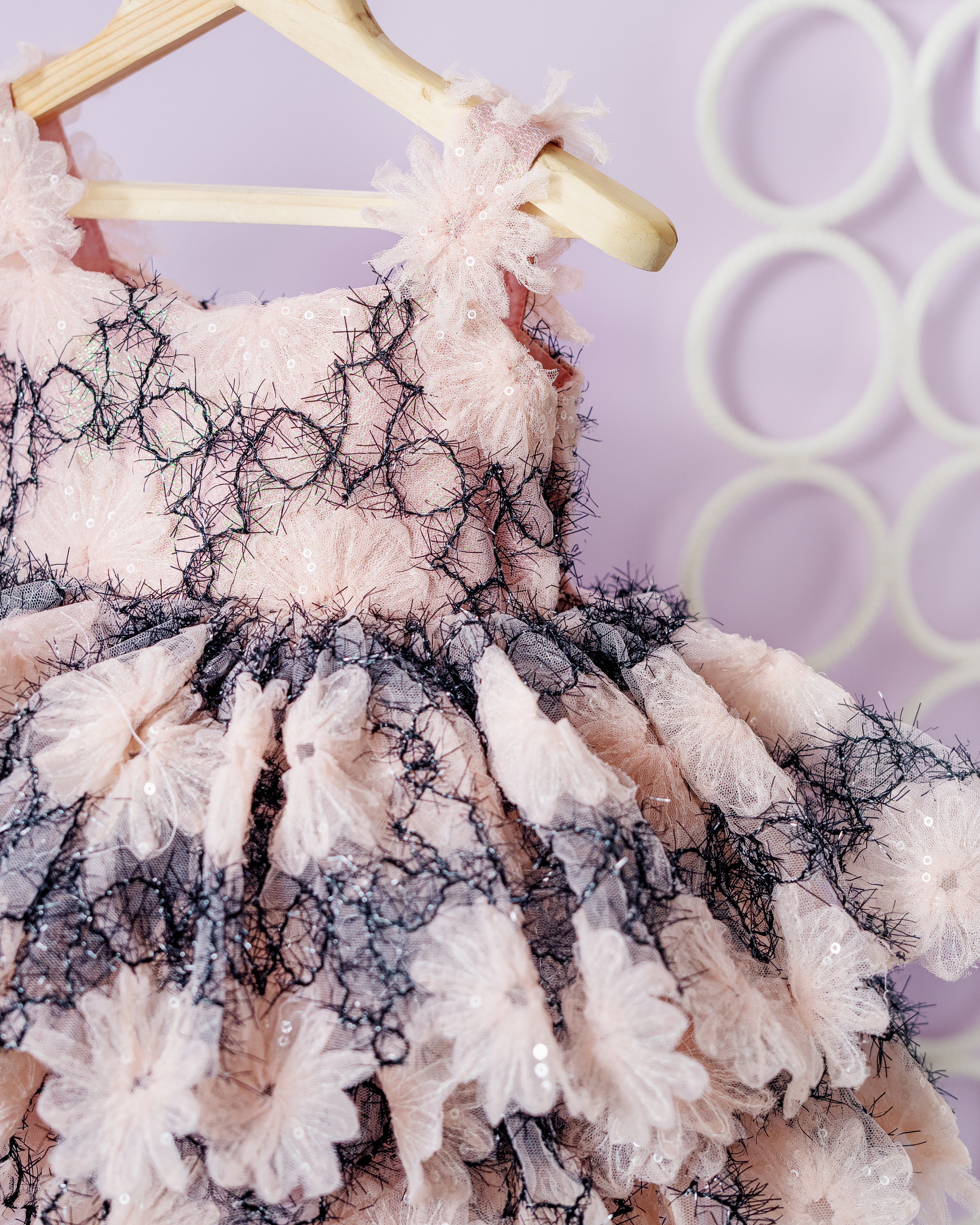 Floral Fantasy Lace Puff Dress Floral Fantasy Lace Puff Dress