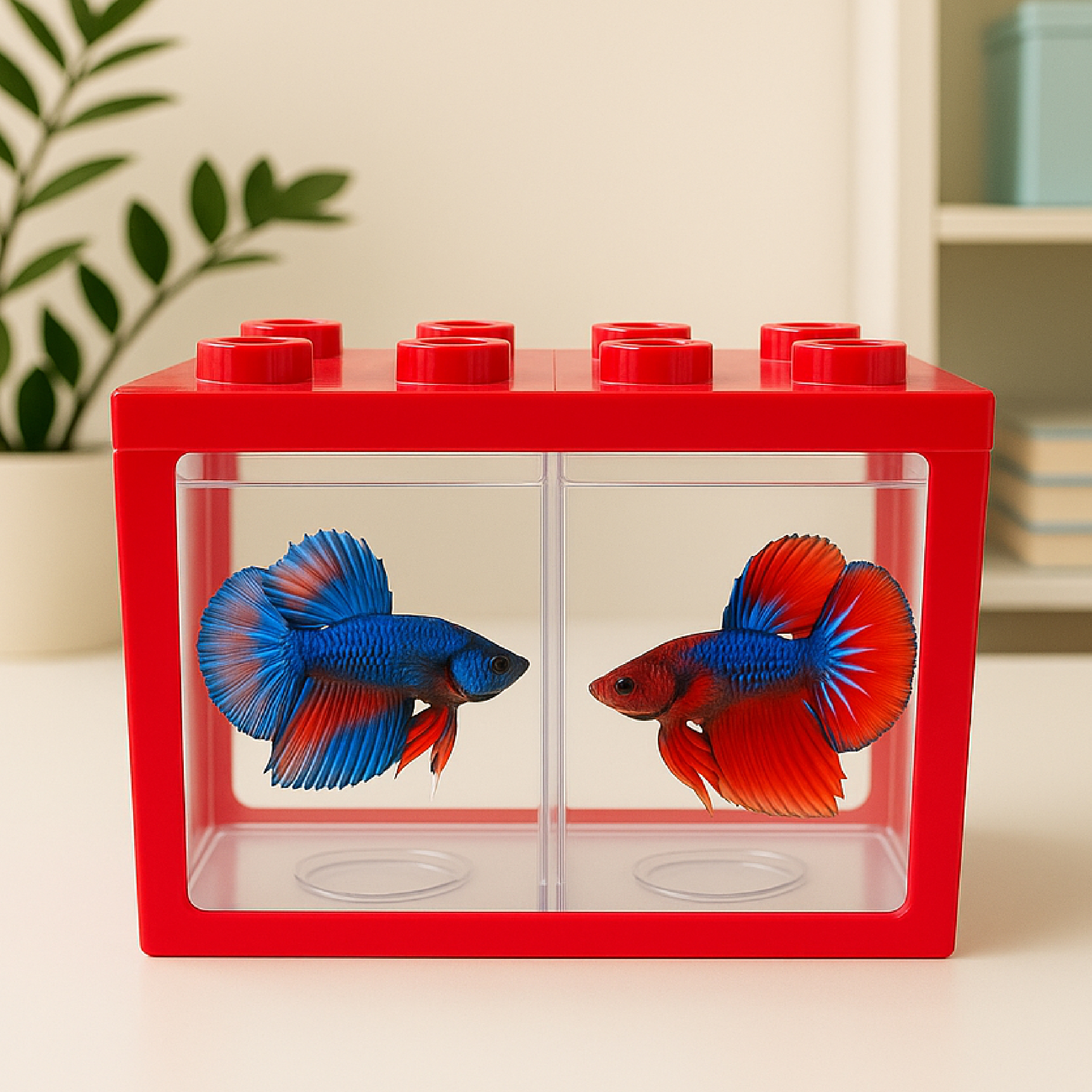 FlyExtreme Dual-Compartment Betta Fish Tank