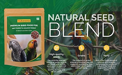 Premium Bird Food For African Grey Parrot & Amazon Parrot Premium Bird Food For African Grey Parrot & Amazon Parrot