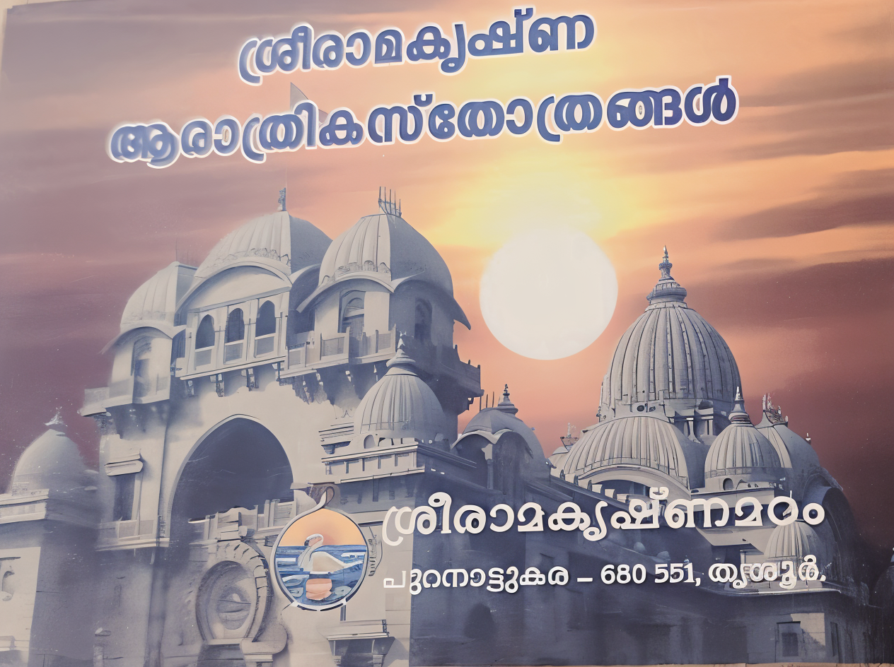 Sri Ramakrishna Aratrika Stotrangal (Malayalam)