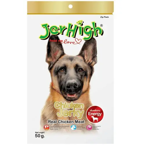 JerHigh Chicken Jerky โ Real Chicken Dog Treats, 70g JerHigh Chicken Jerky โ Real Chicken Dog Treats, 70g