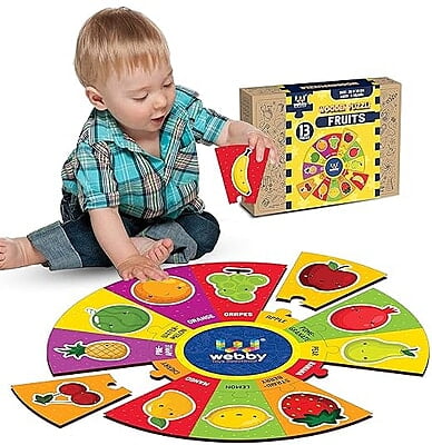 Fruits Wooden Round Jigsaw Floor Puzzle Fruits Wooden Round Jigsaw Floor Puzzle