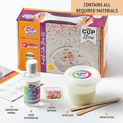 Funfetti cake slime kit