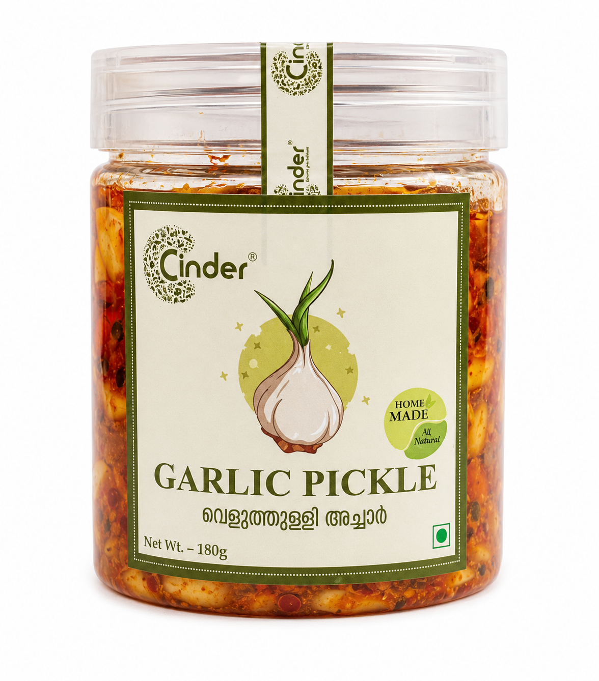 CINDER GARLIC PICKLE 180G CINDER GARLIC PICKLE 180G