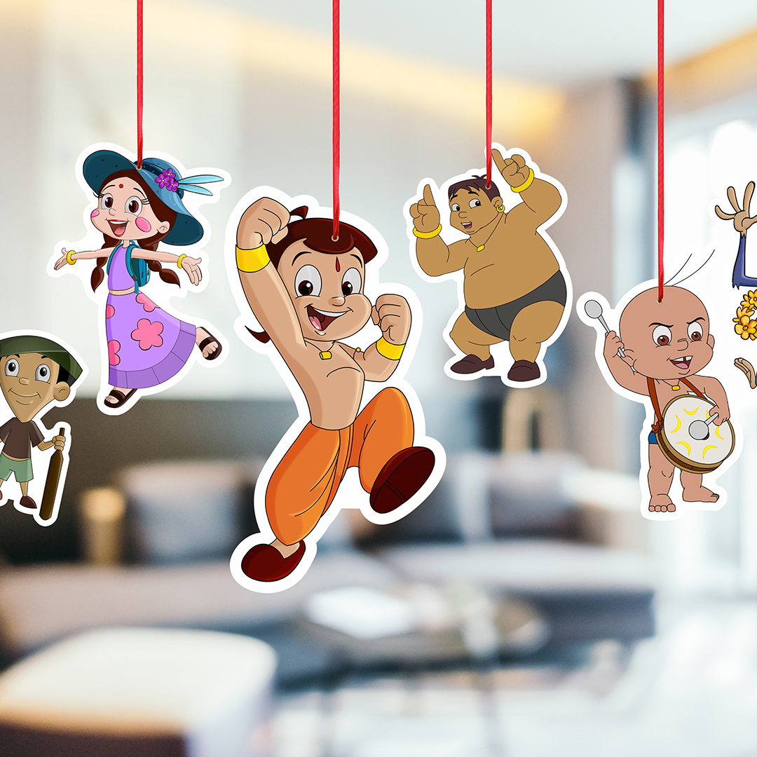 CHOTTA BHEEM FAMILY HANGING CHOTTA BHEEM FAMILY HANGING