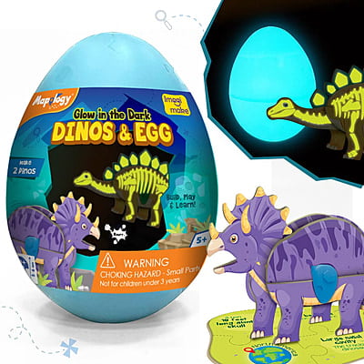 GID Dinos & Egg - Blue Bracio