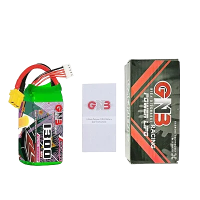 GNB 1300mAh 4S1P 14.8V 120C Lipo Battery GNB 1300mAh 4S1P 14.8V 120C Lipo Battery