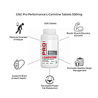 GNC Pro Performance L-Carnitine | 60 Tablets| 500mg Per Serving