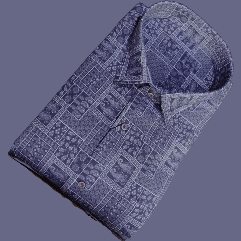 BLACK PRINTED SHIRT
