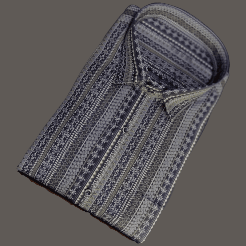 GREEN PRINTED SHIRT