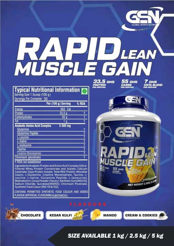 GSN - Rapid Lean Muscle Gain GSN - Rapid Lean Muscle Gain