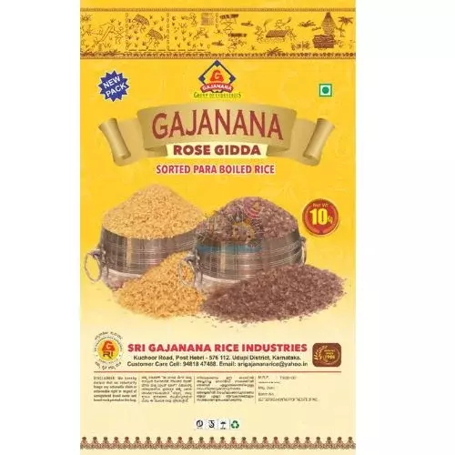 Gajanana Rose Gidda (Sorted Para Boiled Rice) Gajanana Rose Gidda (Sorted Para Boiled Rice)