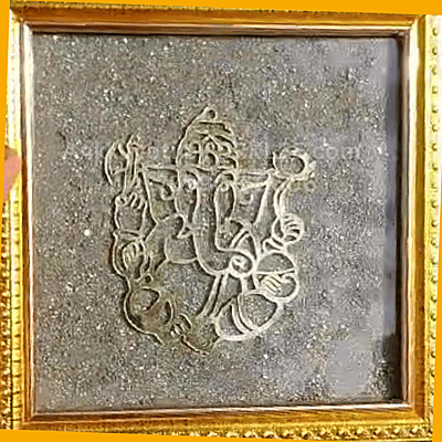 Bhagavan Ganesh — Pyrite Photo Frame