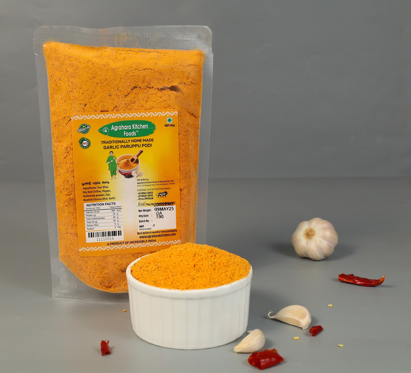 Garlic-ParuppuPodi