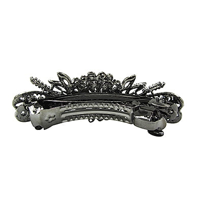 Floral French Barrette Party Wear Hair Clip Floral French Barrette Party Wear Hair Clip