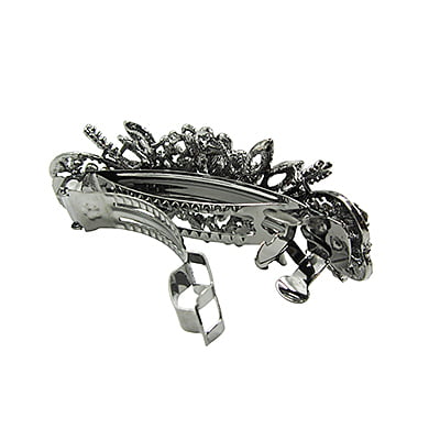 Floral French Barrette Party Wear Hair Clip Floral French Barrette Party Wear Hair Clip