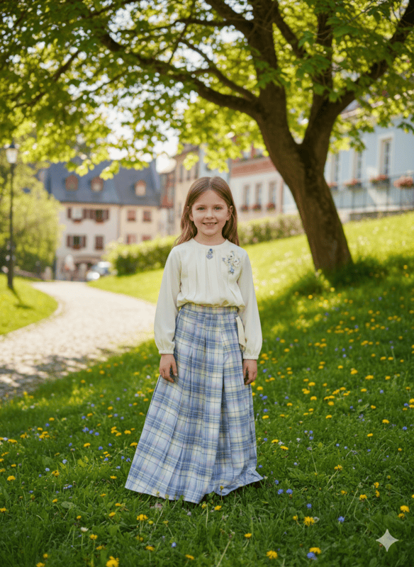Girls' Co-ord Set (Top + Pants) D.71/12 B.4204