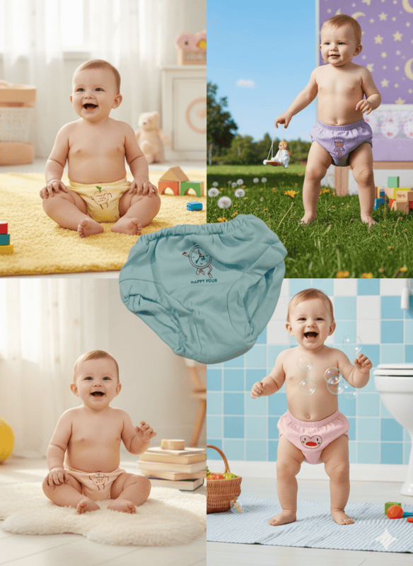 Baby Cotton Panties / Briefs โ Set of 6 D.LP16,18