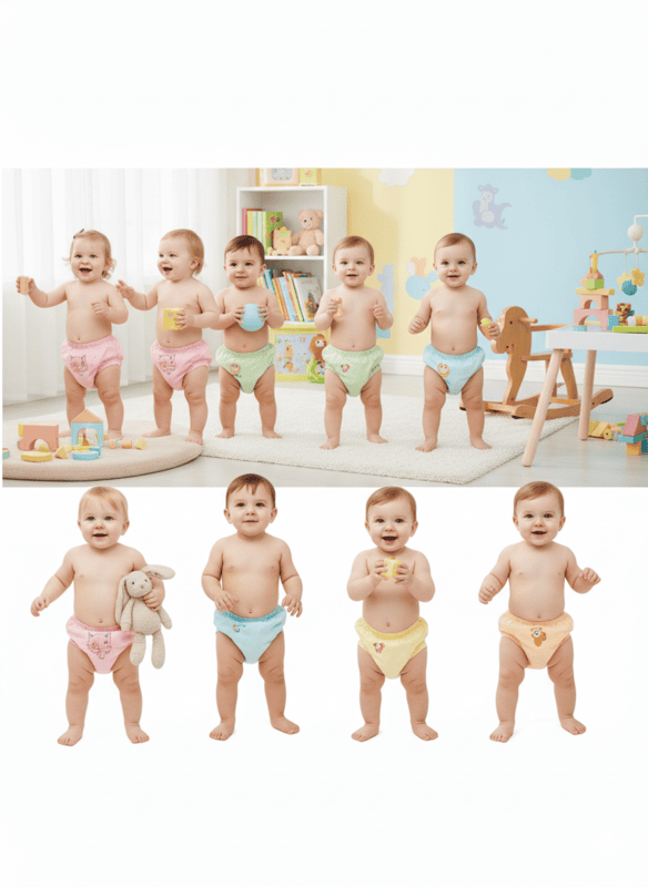 Baby Cotton Bloomers / Diaper Cover Pants JJ D.D1,2