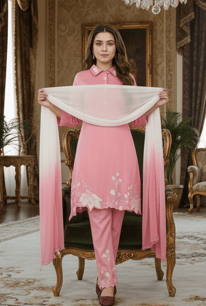 LIGHT PINK CO-SET D.K1100P2 B.GINI BABY