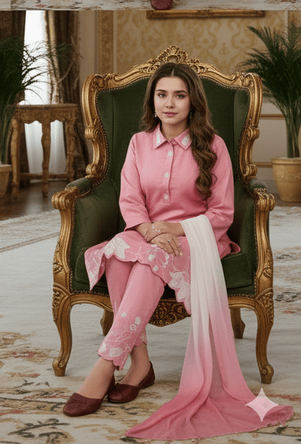 LIGHT PINK CO-SET D.K1100P2 B.GINI BABY