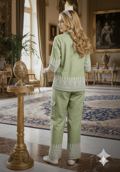 LIGHT GREEN CO SET D.BS296G B.GINI BABY