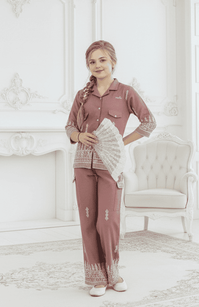 PEACH CO- SET D.BS296C  B.GINI BABY