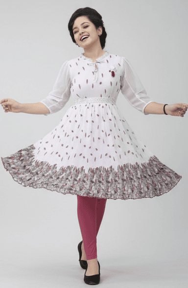 WHITE AND BROWN TOP LENGGISS D.LG10120WP B.GINI BABY