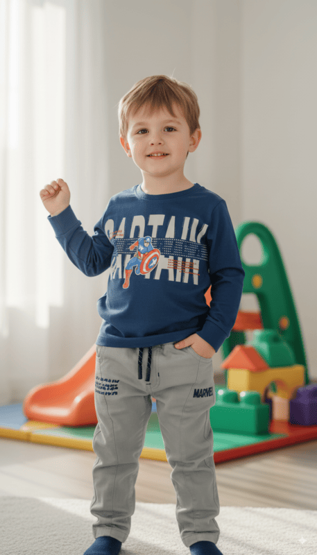 Captain America/Marvel Kids Wear D.2.U75025 B.2855
