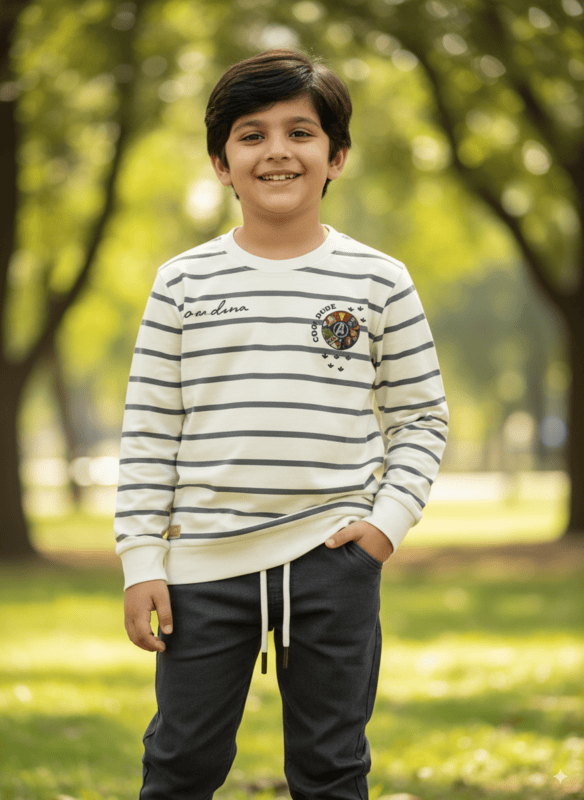Milano Striped T-Shirt & Cargo Jogger Set D.11.4006 B.