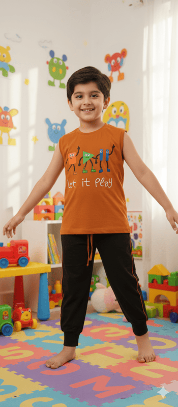 Kids 2-Piece Clothing Set – “Fresh Donuts” Design D.4/36 B.5415