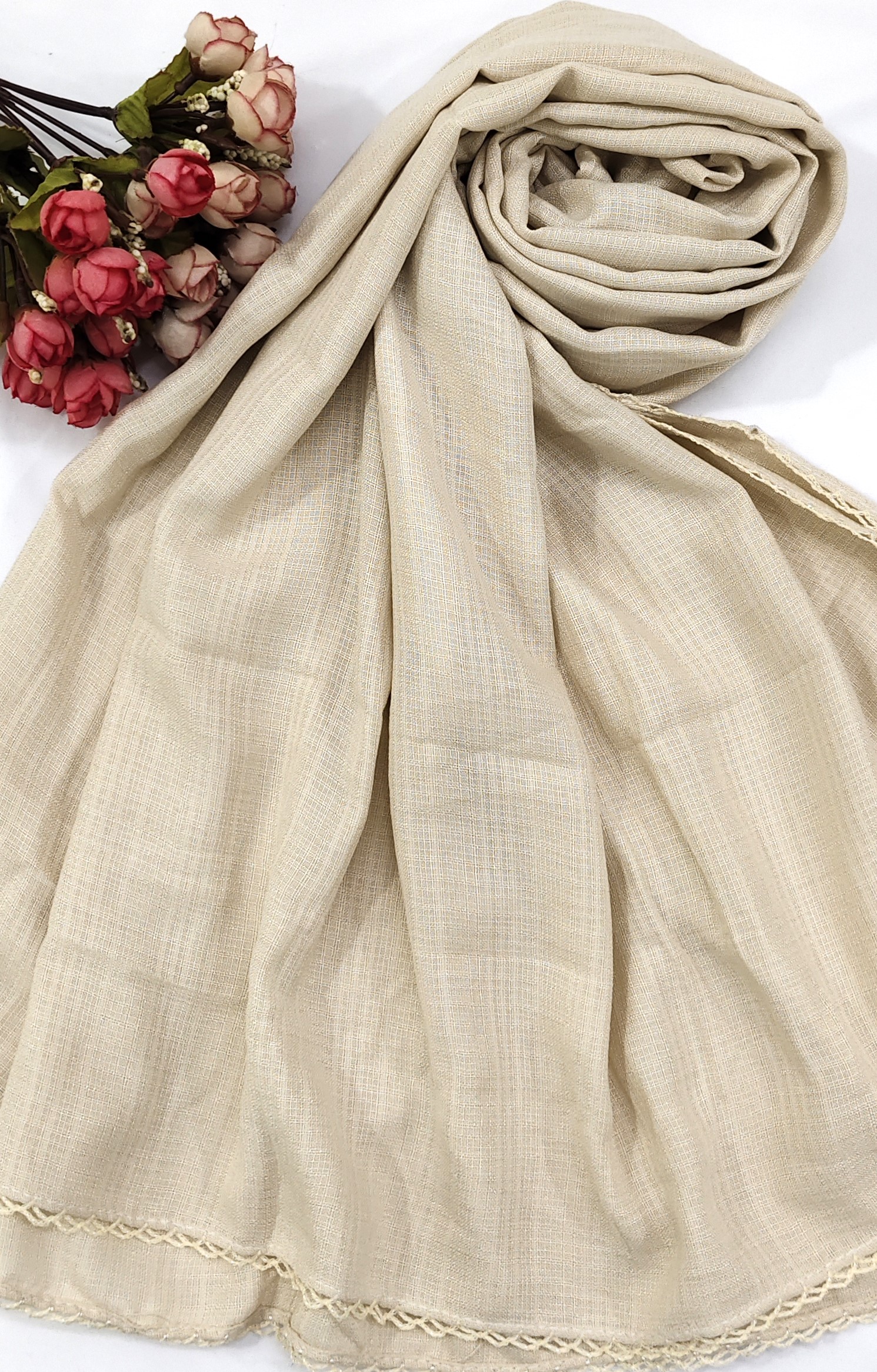 Gentleman Cotton Crochet Border