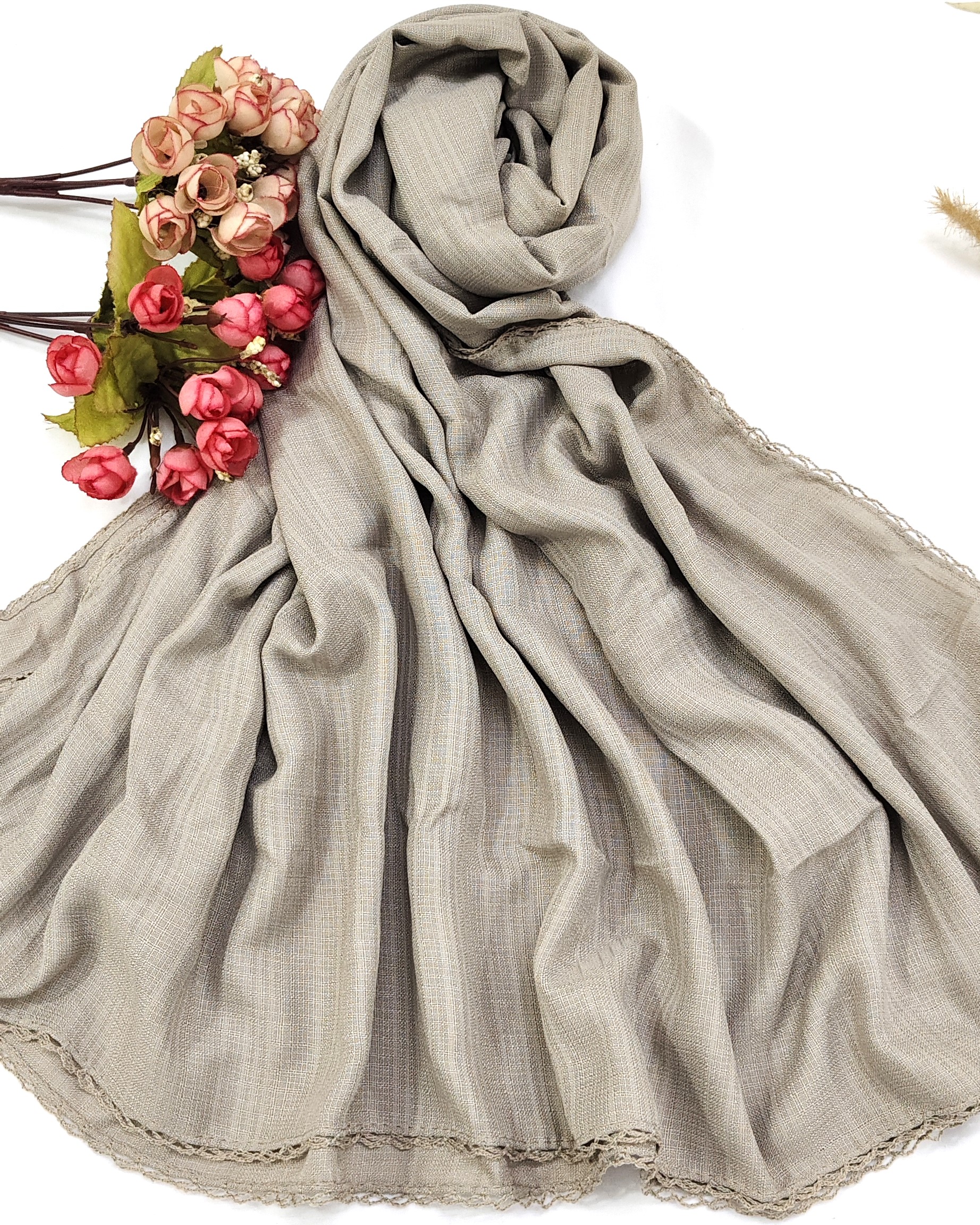 Gentleman Cotton Crochet Border