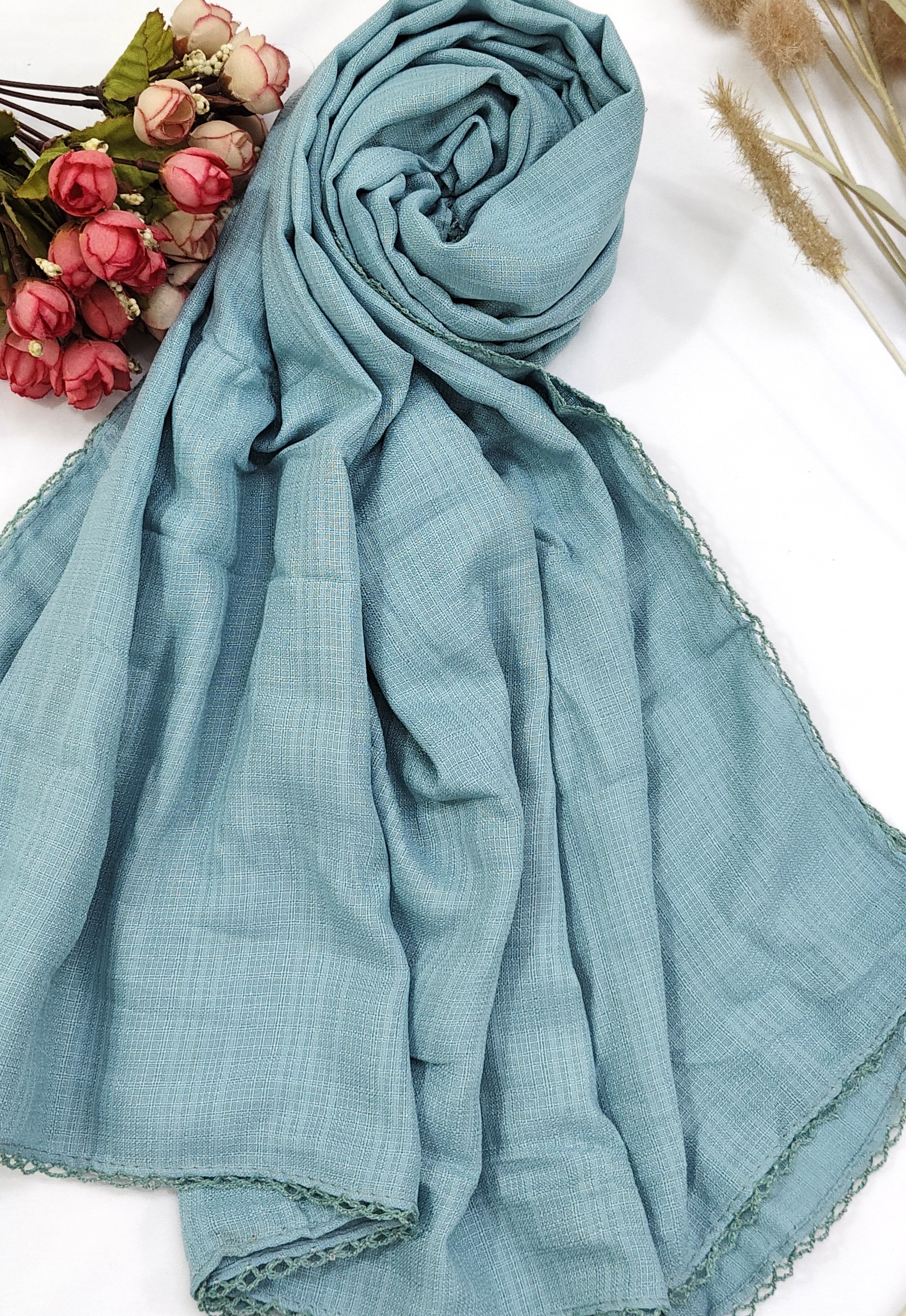 Gentleman Cotton Crochet Border