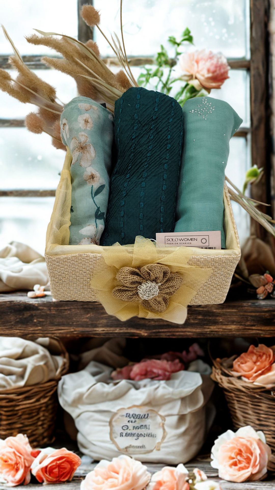 Customizable Prayer Dress & Hijab Gift Hamper