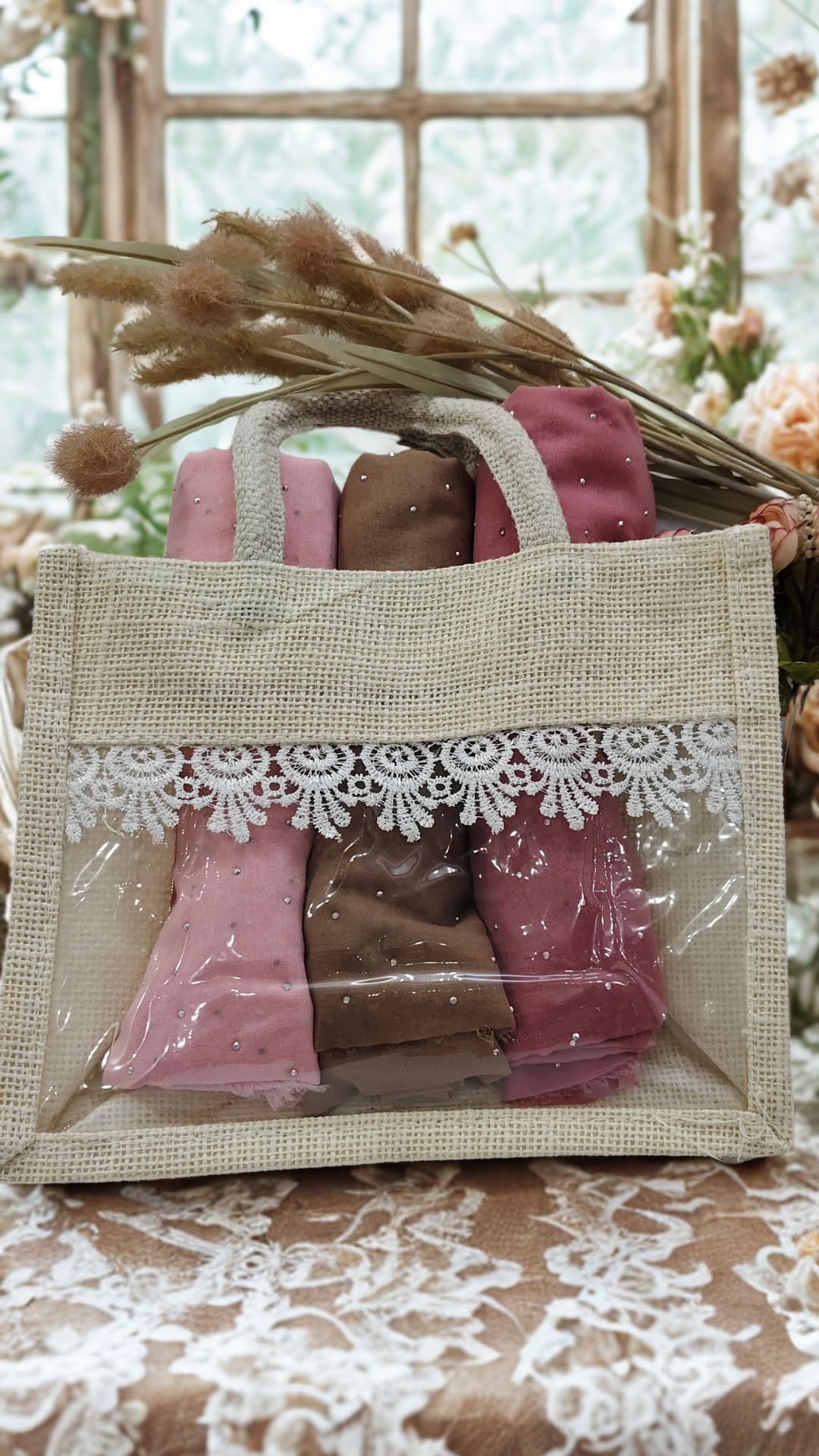 Customizable Prayer Dress & Hijab Gift Hamper