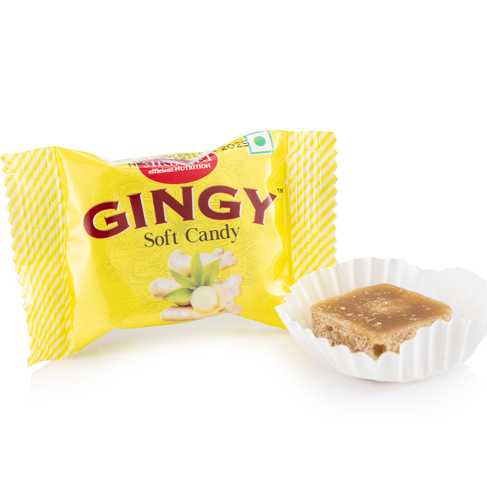 GINGY (10g each) - Jar of 50  ( Ginger Candy)
