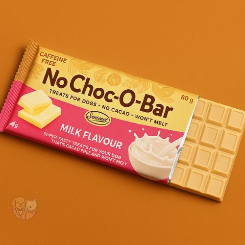 Gnawlers No Choc-O-Bar โ Milk Flavour Dog Treat, 80g Gnawlers No Choc-O-Bar โ Milk Flavour Dog Treat, 80g