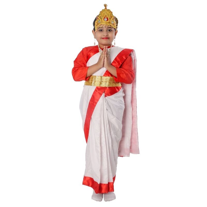 Goddess Saraswati Mata Fancy Dress Costume